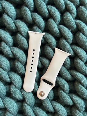 Apple White Silicone Sport Watch Band